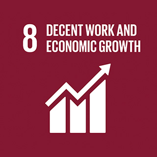8. Decent Work and Economic Growth 320 x 320