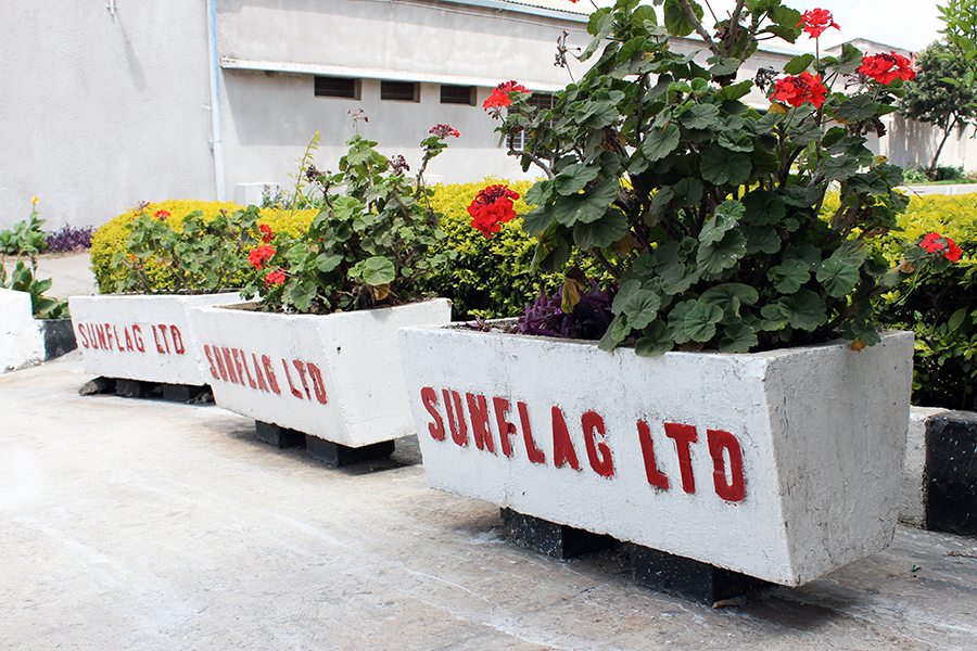 Flower pots at Sunflag Tanzania Ltd. Factory